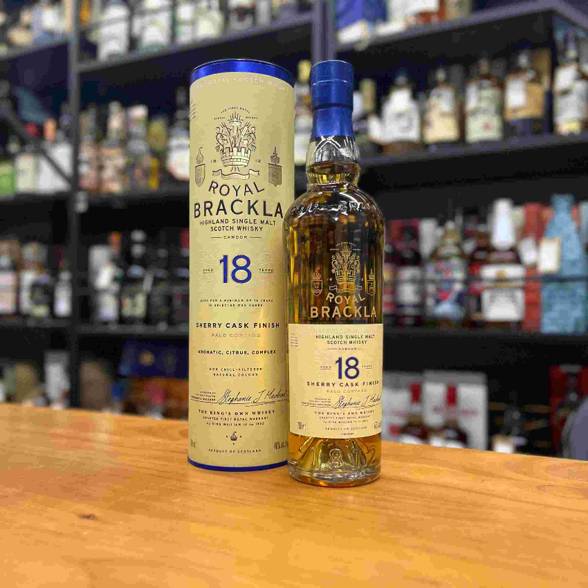 Royal Brackla 18 Palo Cortado Sherry Cask Finish Single Malt Scotch Whisky 單一麥芽威士忌