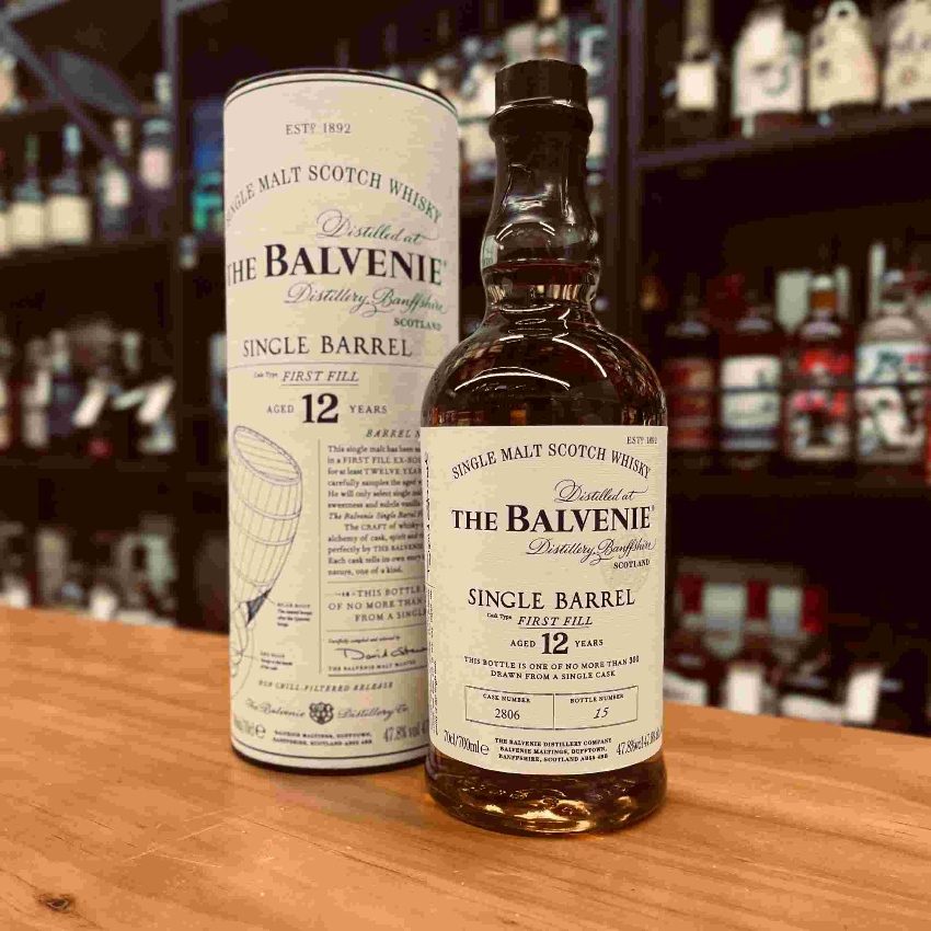 The Balvenie 12 Year First Fill Single Barrel Single Malt Scotch Whisky 單一麥芽威士忌