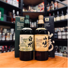 Suntory 山崎 12 YAMAZAKI 12 & Suntory 白州 12 Hakushu 12 100週年紀念版