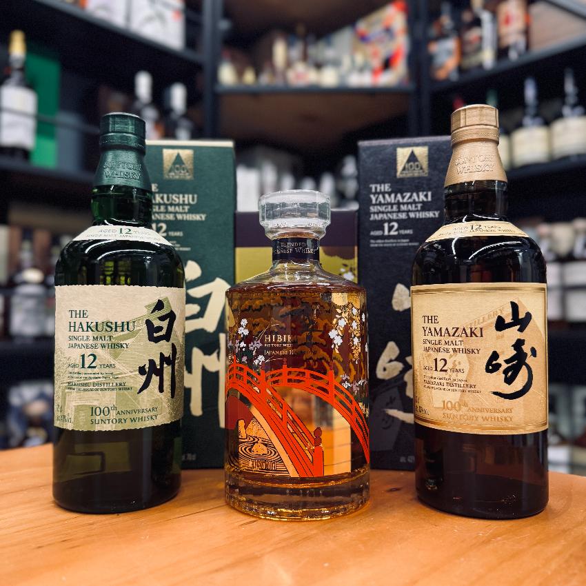 Suntory 山崎12白州12 響NAS 100週年紀念版套裝