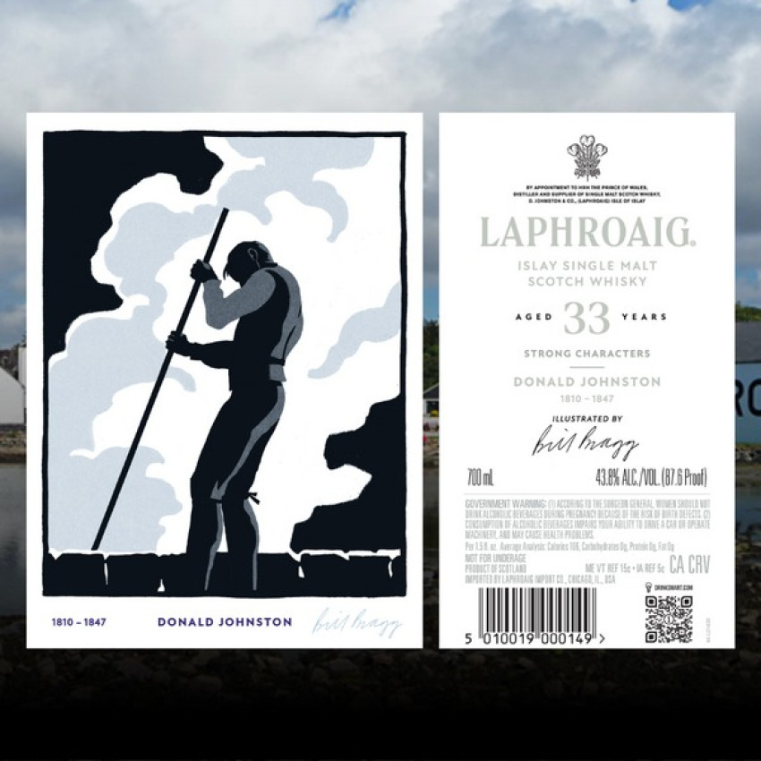 Laphroaig 33 Year Old Strong Characters Donald Johnston Single Malt Scotch Whisky 預訂 (Pre-order - Ard 3 weeks)