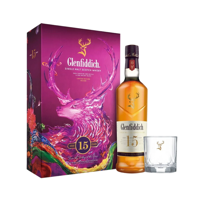 預訂 Glenfiddich 15 2025 CNY春節禮盒 (落單後1-2星期到)