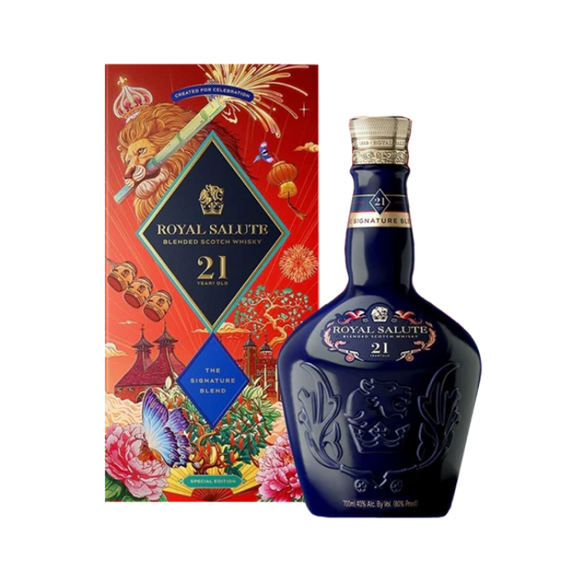 預訂 Royal Salute 21 The Signature Blend 2025 CNY 春節禮盒 (落單後1-2星期到)