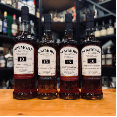 Bowmore Package (10,12,15,18) Single Malt Scotch Whisky 單一麥芽威士忌