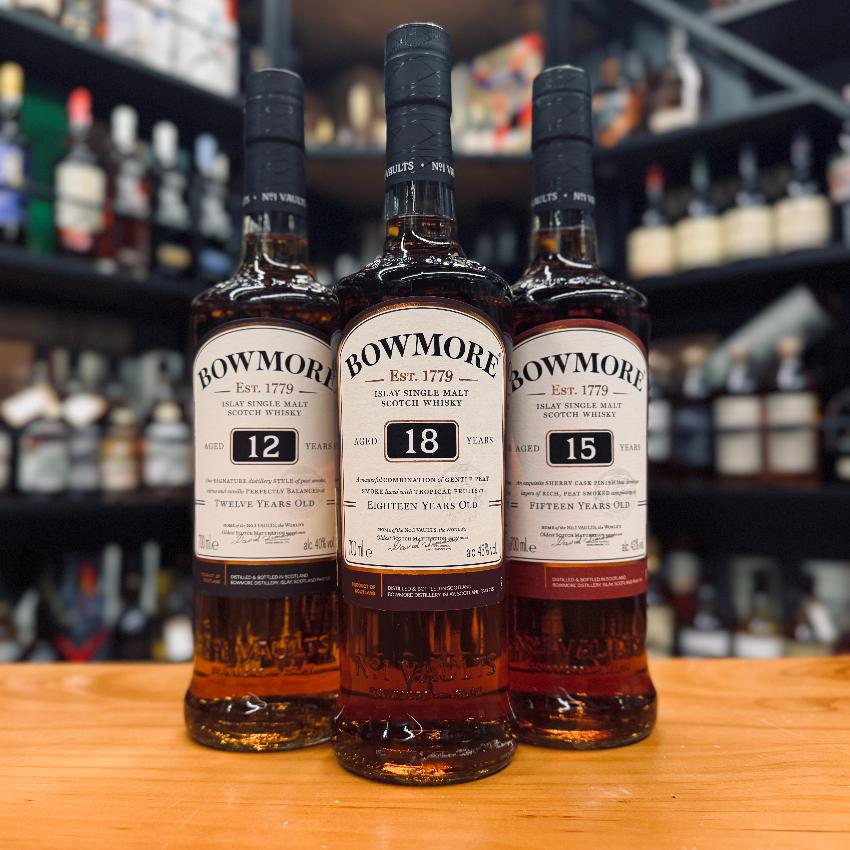 Bowmore Set B (12,15,18) Single Malt Scotch Whisky 單一麥芽威士忌