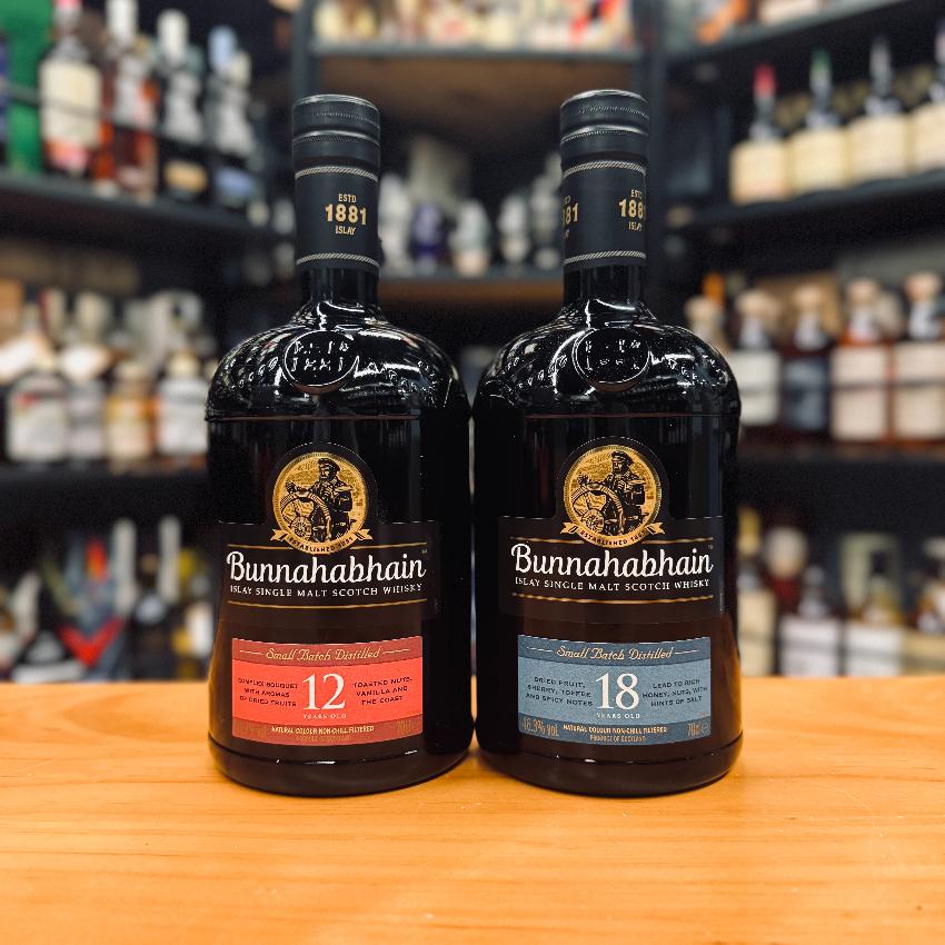 Bunnahabhain 12 18 Set Single Malt Scotch Whisky 單一麥芽威士忌